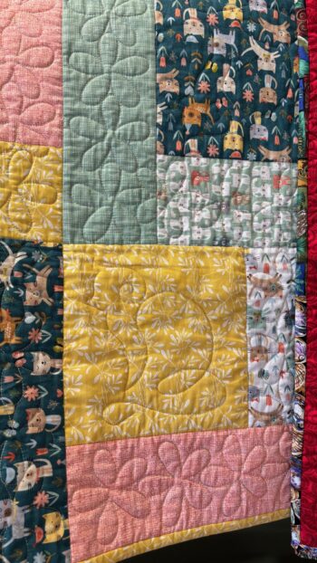 A first quilt by Georgina